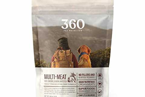 360 Pet Nutrition Freeze Dried Raw Complete Meal for Adult Dogs