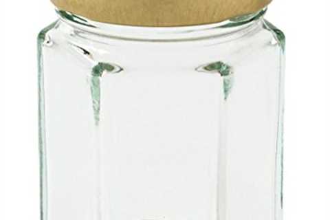 Nutley's 110ml Hexagonal Glass Honey Preserve Jar (Pack of 12)