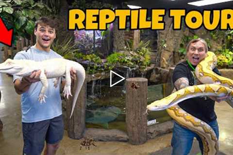 CAGE BY CAGE EXOTIC REPTILE STORE TOUR!! (insane)