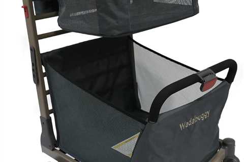 Wadabuggy Foldable Pet Cart - Luxury Stroller for Cats & Dogs with Large Basket